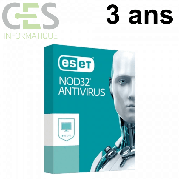 Antivirus ESET NOD 32 1 PC 3 ANS