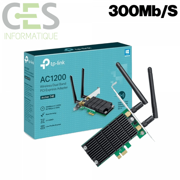 TP-Link Adaptateur WiFi 300 Mbps PCIe TP-Link TL-WN881ND
